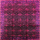 Ahgly Company Indoor Square Mid-Century Modern Area Rugs, 5' Square