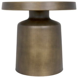 Lee Side Table, Aged Brass