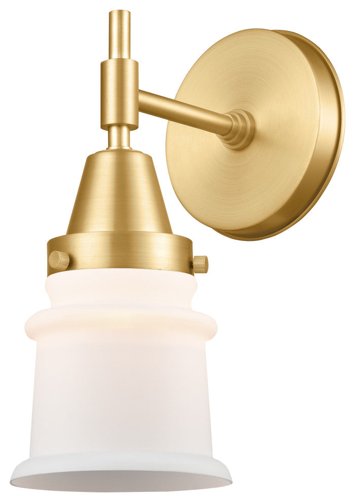 Innovations 447-1W-SG-G181S-LED 1-Light Sconce, Satin Gold