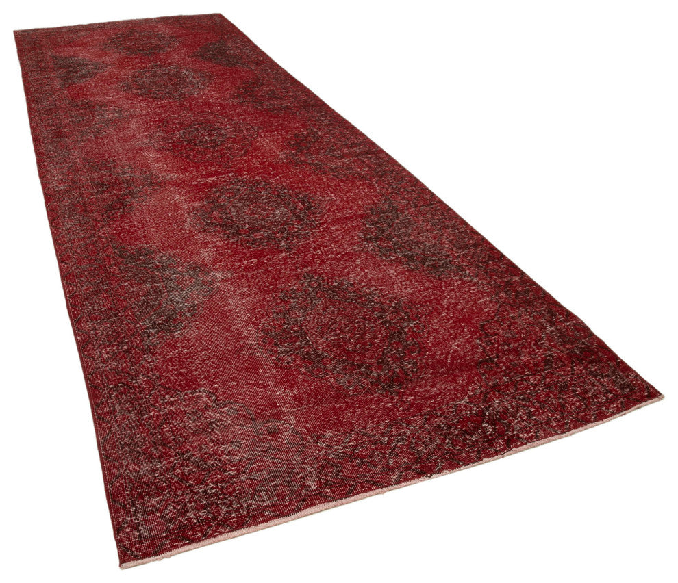 Rug N Carpet - Handmade Oriental 4' 8" x 13' 7" Tribal Runner Rug
