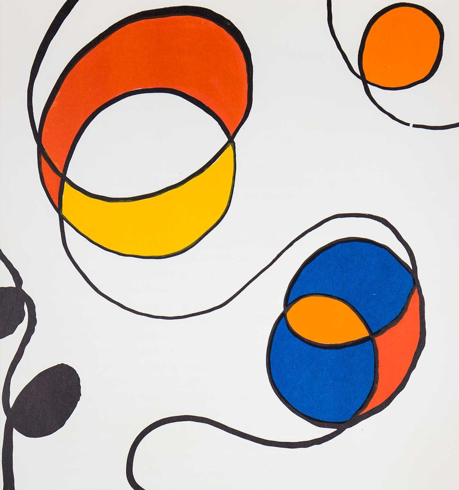 Alexander Calder Original Lithograph, Limited Edition, Framed