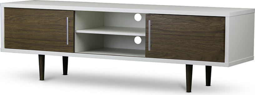 Farmhouse TV Stand up to 65 Inches with Sliding Barn Doors and Storage Cabinets