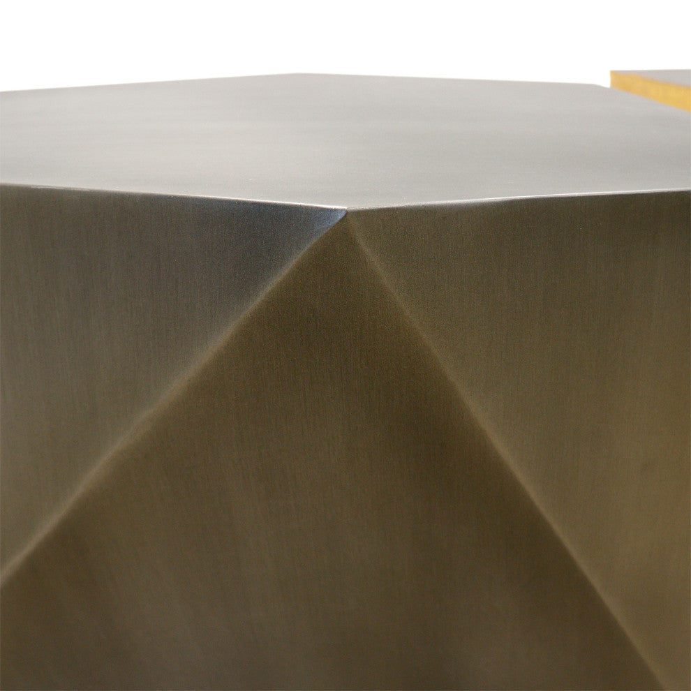 Pasargad Home Urban Chiz Style Coffee Table Set, Grey