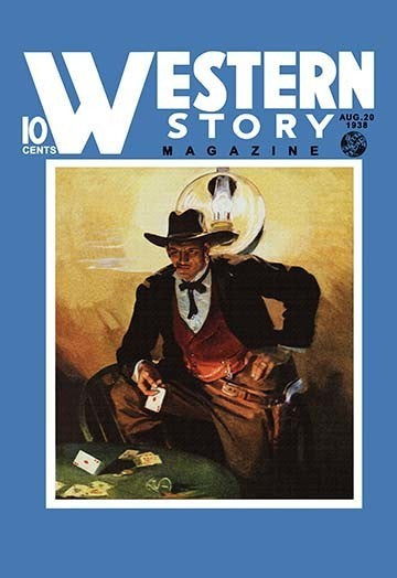 Western Story Magazine: Slick Jack- Canvas Poster 20" x 30"