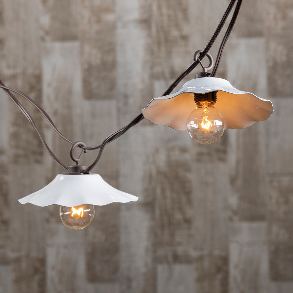 12' Electric G40 Bulb Patio Lights, Set of 10 bulbs
