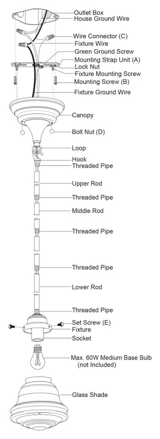 Huntley Gold Brass Farmhouse Mini Pendant Ceiling Light White Schoolhouse Glass