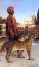 Jean-Joseph Benjamin Constant A Palace Guard With Two Leopards Wall Decal