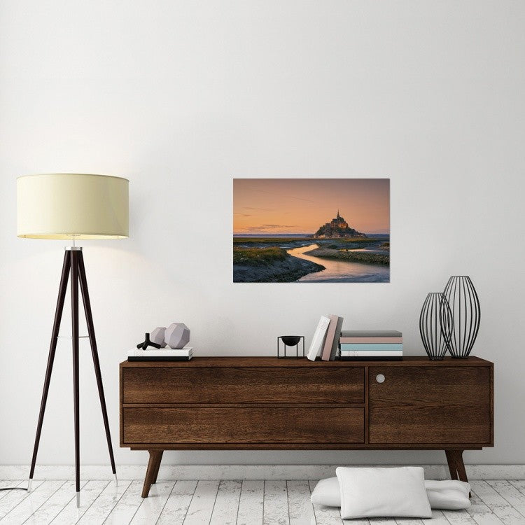 "Orangine" Stretched Canvas Giclee by Joaquin Ortiz, 36x24"