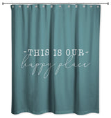Happy Place 3 71x74 Shower Curtain