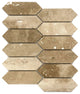 Patara Strada Honed  Travertine 12"x12" Mesh Mosaic Tile (10 sqft per box)