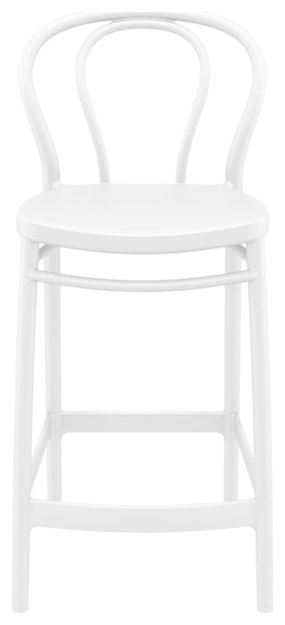 Victor Counter Stool White, Set of 2
