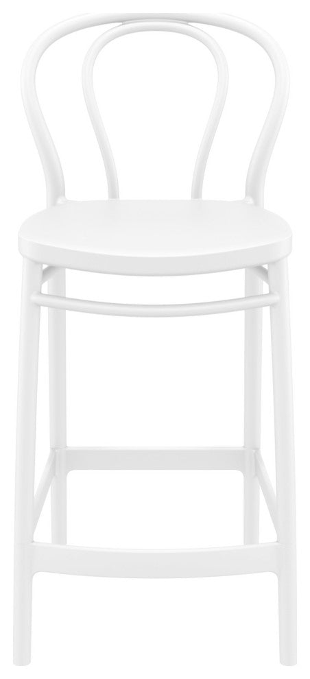 Victor Counter Stool White, Set of 2