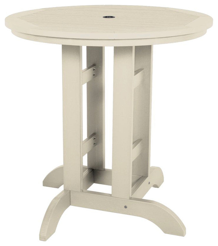 Round Counter-Height Dining Table, 36'''', Whitewash