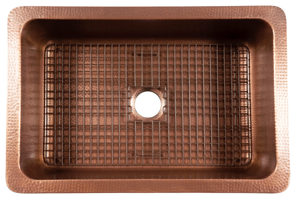 SinkSense Wright Antique Brown 28"x17" Kitchen Sink Bottom Grid
