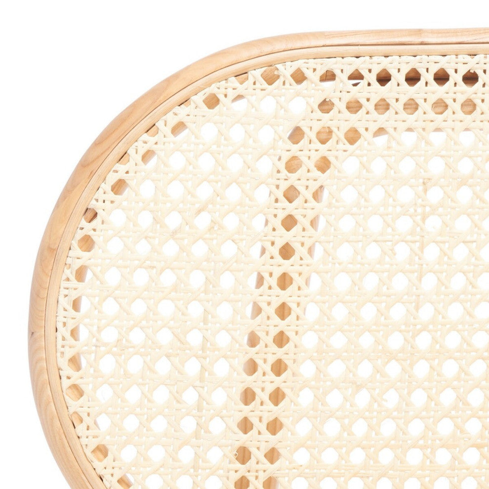 Safavieh Couture Kristianna Rattan Back Dining Chair, Natural