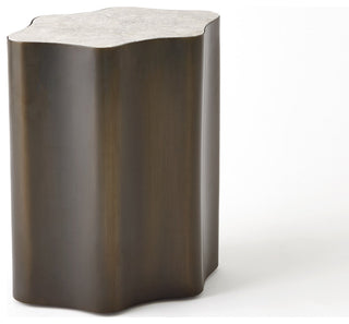 Organic Nesting Table, Gunmetal/Grey Marble, Small