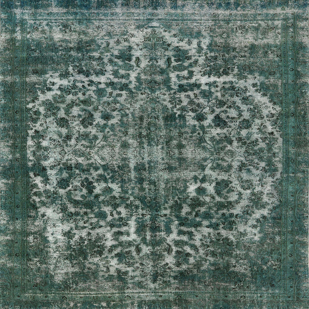 Ahgly Company Indoor Square Mid-Century Modern Area Rugs, 5' Square
