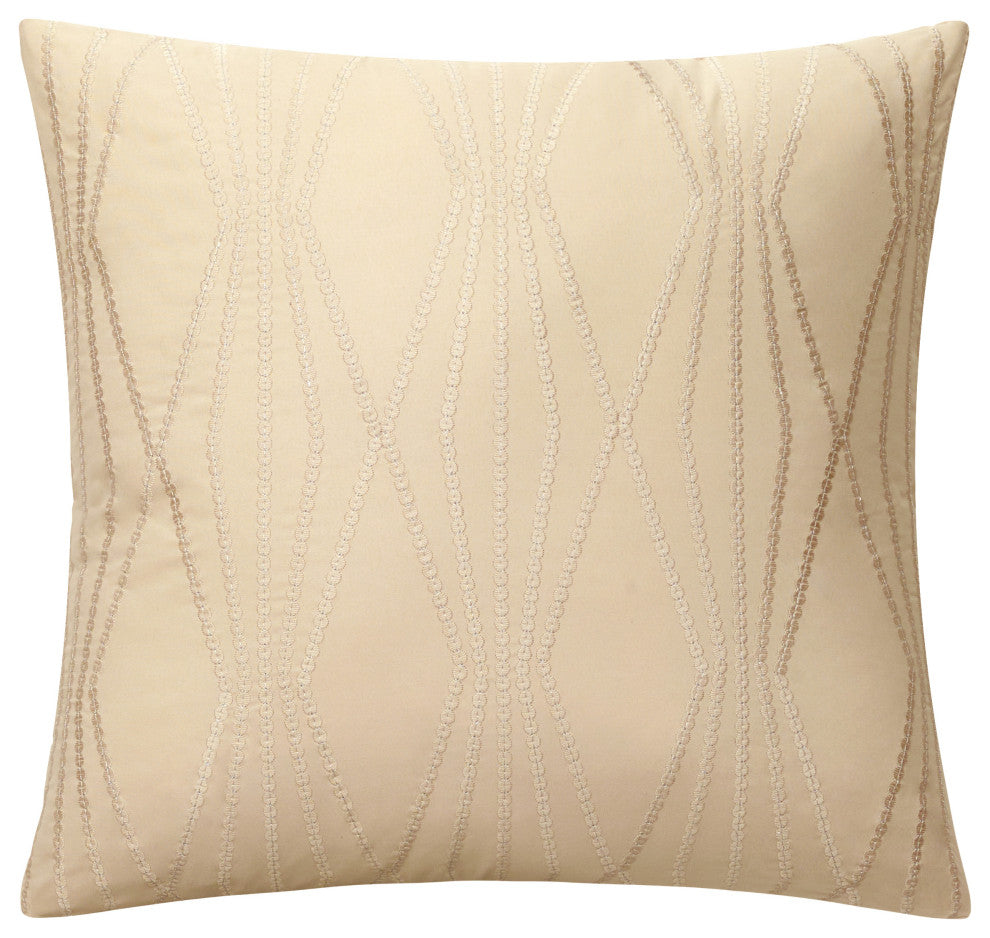 Feruza 13 Piece Floral Bed, a Bag, Gold, King