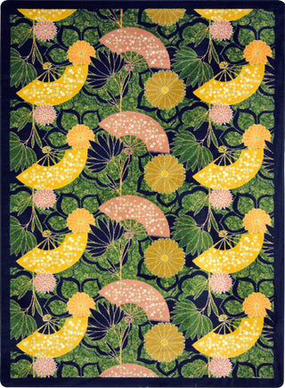 Kaleidoscope Rug, Pacific Rim, Olive, 7'8"x10'9"