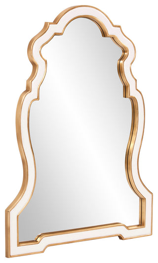 Howard Elliott Cleopatra White Keyhole Mirror