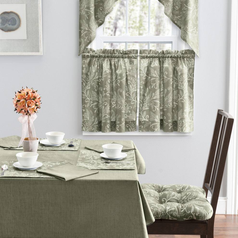 Lexington Leaf Tailored Swag, Sage