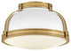 Hinkley Barton Medium Flush Mount, Matte White