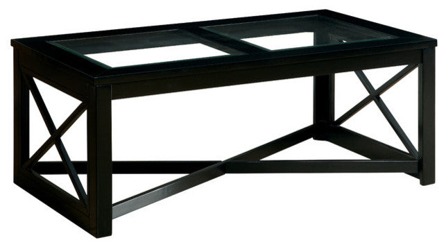 Sonya Contemporary Coffee Table In Black