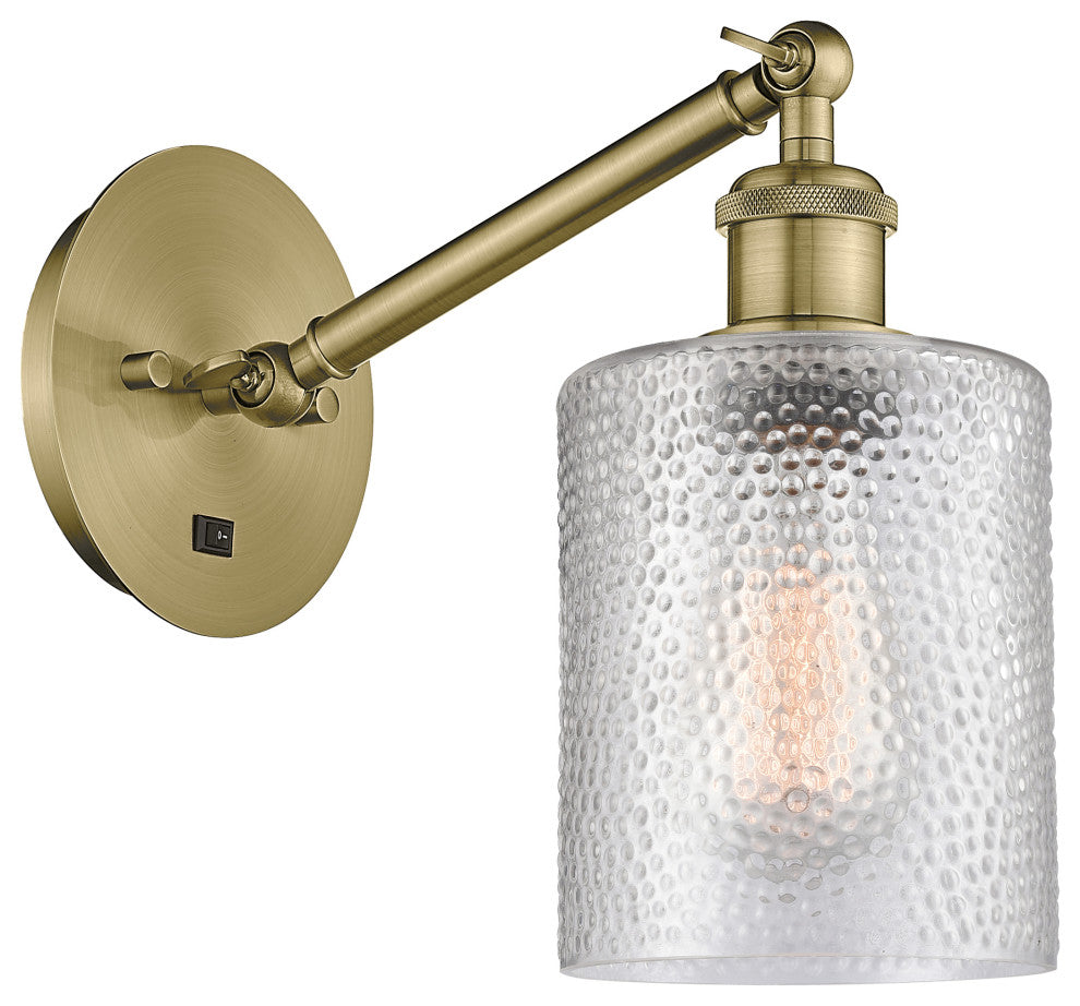 Innovations 317-1W-AB-G112-LED 1-Light Sconce, Antique Brass