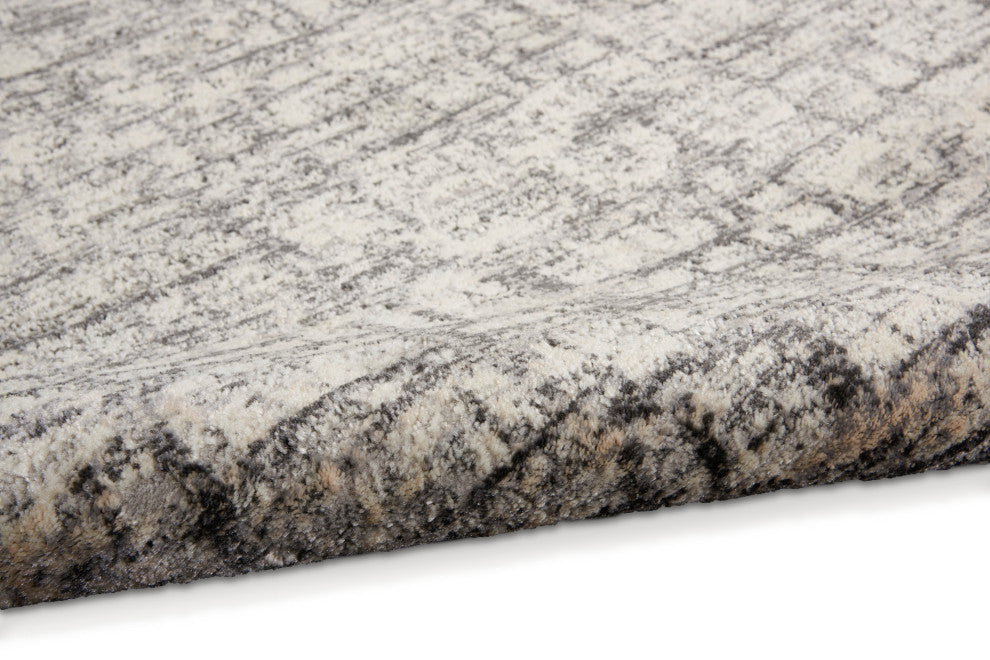 Calvin Klein CK950 Rush 9' x 12' Ivory/Grey Modern Indoor Area Rug