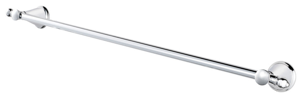 Saxton 24" Towel Bar, Polished Chrome