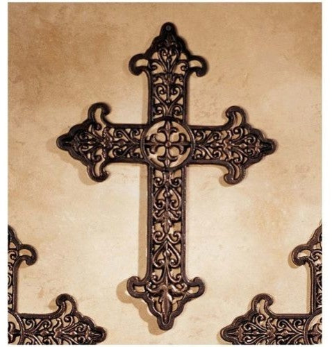 Fleur De Lis Iron Cross