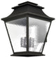 Livex Lighting Hathaway 6 Light Black Outdoor Wall Lantern