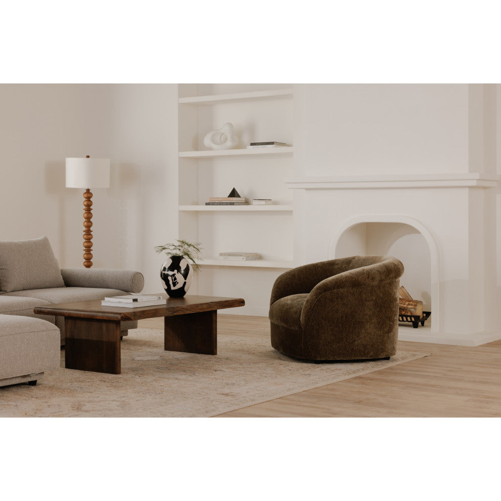 Thora Green Upholstery Lounge Chair
