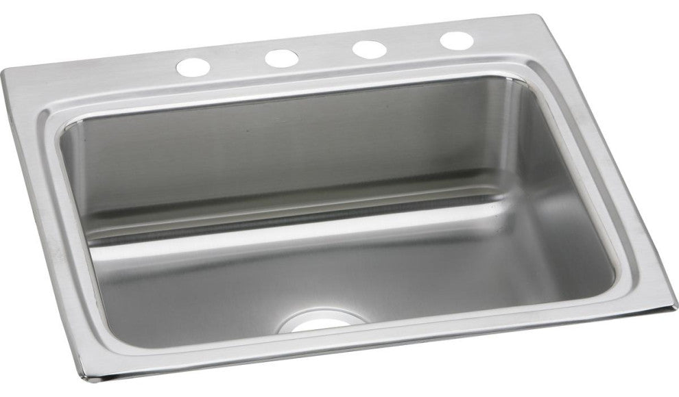 LR25225 Lustertone Classic Stainless Steel 25" x 22" Drop-in Sink