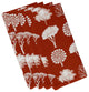 Field of Trees Floral Print Napkin, Set of 4, Rust