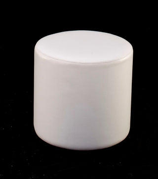 Dot Cylinder Ottoman, Cognac