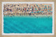 "Umbrellas by the Sea" Framed Painting Print, 12x8