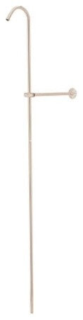Kingston Brass Shower Riser and Wall Support, Brushed Nickel