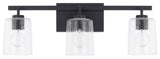Capital Lighting 128531-449 Greyson 3 Light 25"W Bathroom Vanity - Matte Black