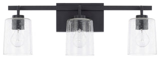 Capital Lighting 128531-449 Greyson 3 Light 25"W Bathroom Vanity - Matte Black
