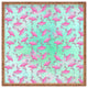 Deny Designs Madart Inc Pink And Aqua Flamingos Square Tray