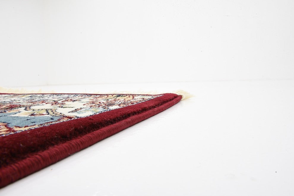 Unique Loom Burgundy Birmingham Narenj 3' 0 x 5' 0 Area Rug