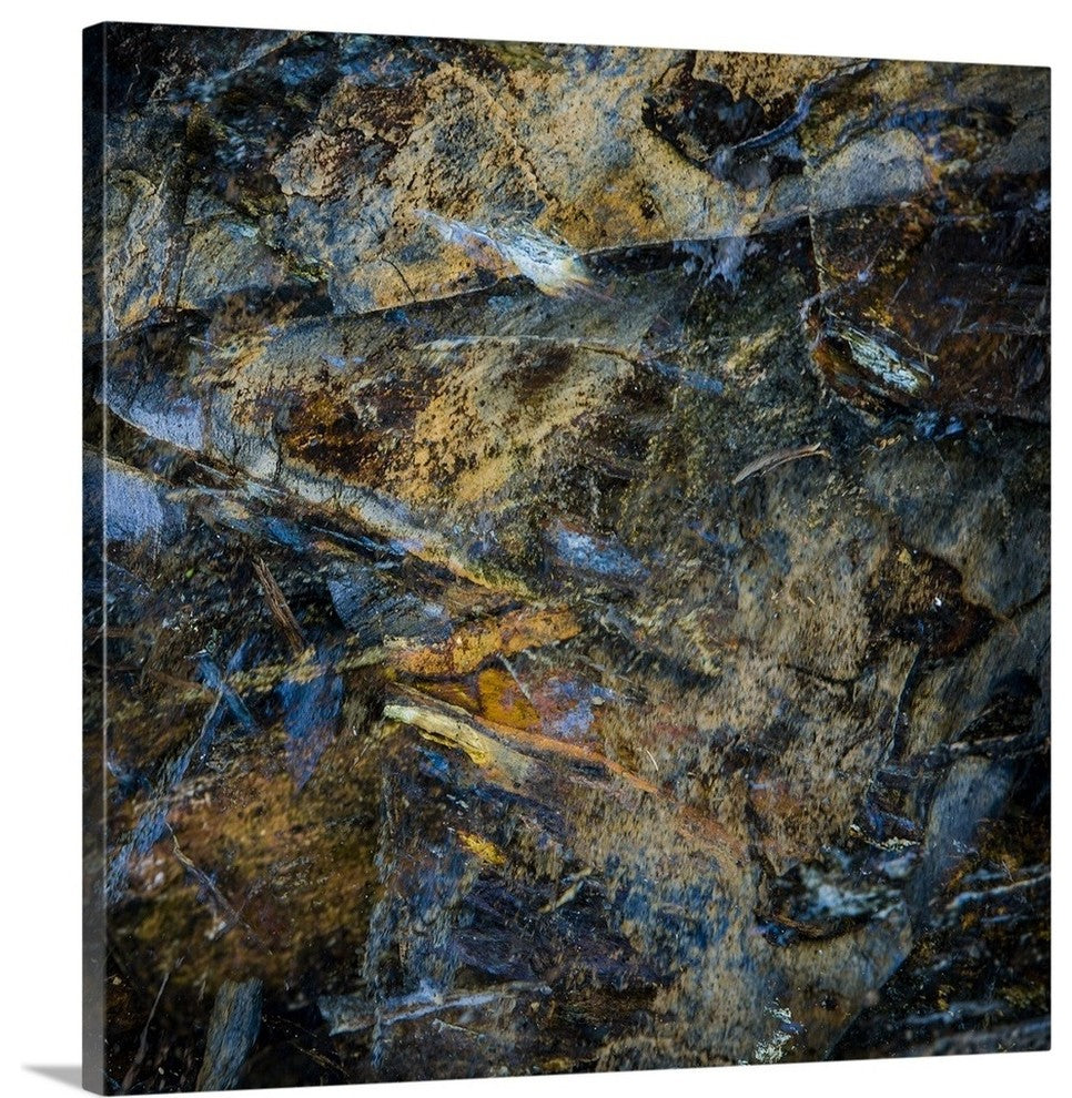 "Obsidian" Wrapped Canvas Art Print, 16"x16"x1.5"