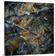 "Obsidian" Wrapped Canvas Art Print, 16"x16"x1.5"