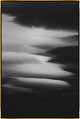 30x45 Lenticular Clouds IX, Framed Artwork, Gold