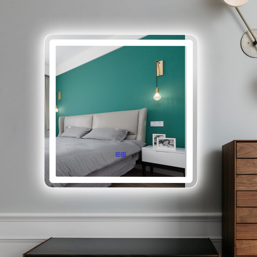 CHLOE Lighting SPECULO Back Lit LED Mirror 6000K, Daylight White, 28"