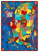 Kid Essentials Rug, Wild America, 5'4"x7'8"