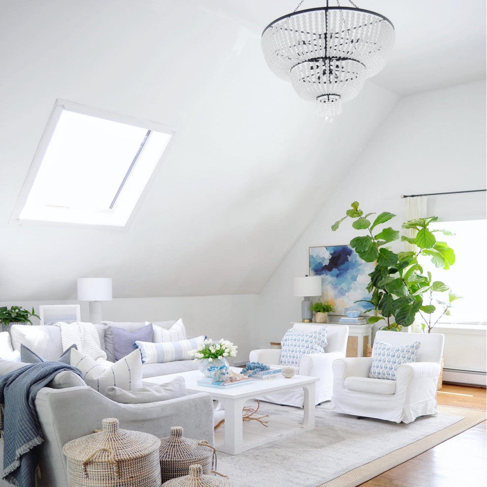 Rylee 8 Light Matte Black Chandelier