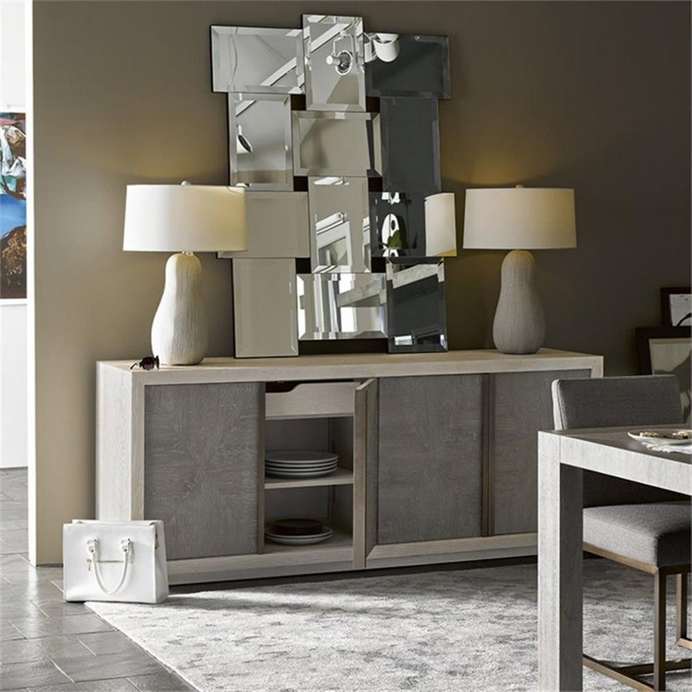 Catania Modern / Contemporary Brinkley Buffet in Quartz and Flint