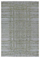 Goose Gray Modern Fine Jacquard Hand Loomed Wool and Art Silk Rug 6'x8'9"